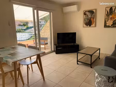 apt 2 pièces 39 m² meublé et équipé près de la mer du 1er novembre 2026 au 31 mai 2027 bai