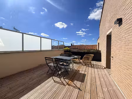appt t4 duplex terrasse pont des demoiselles