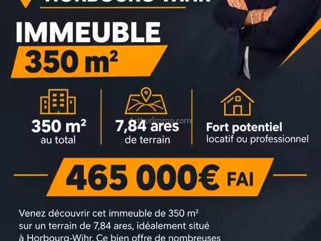 immeuble 17 pièces 350 m² sur 7.84 ares