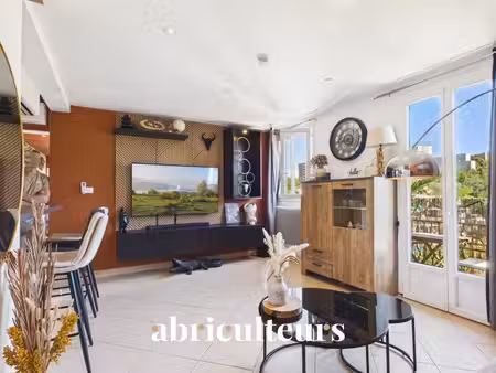 appartement 3 pièces lumineux avec terrasse  jardin privatif au cannet