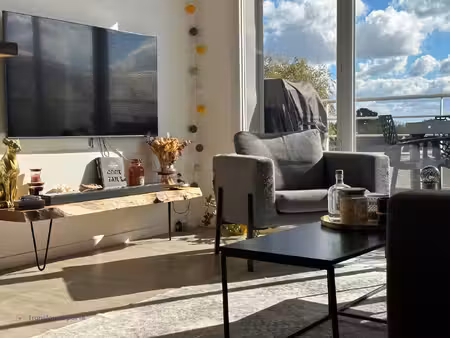 plérin centre appartement t3 loué avec balcon  ascenseur et 3 stationnements