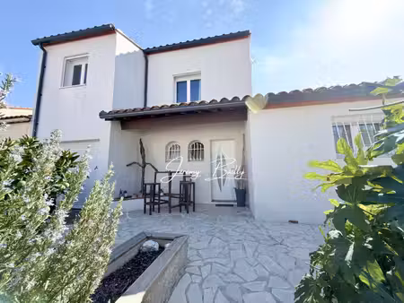 maison en 3 faces 142 m² - 5 chambres - terrain 370 m² - terrasse & piscine