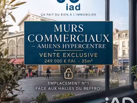 vente boutique/local commercial 35 m²