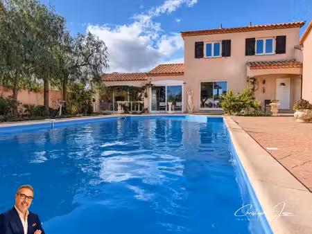 la palme - villa 4 chambres avec piscine  véranda et plus de 100m2 annexes