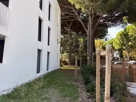 la grande motte - appartement type 4 pièces avec jardin