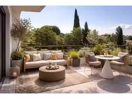 aix proche saint mitre - 3p de 67m² avec terrasse de 12m² dans une residence haut de gamme