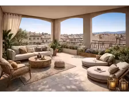 - residence de standing - a 5min du cours mirabeau - 3p de 80m² avec grand exterieur