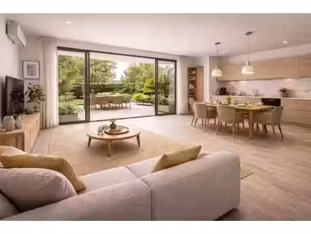 t3 en rez-de-jardin plein sud avec 48 m² d’extérieur : le confort d’une maison dans un app