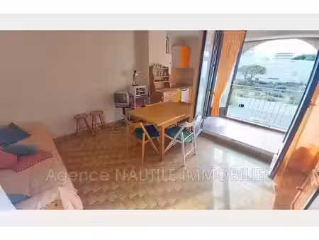 vente appartement 1 pièce 22.32 m² à la grande-motte (34280)  123 000 €