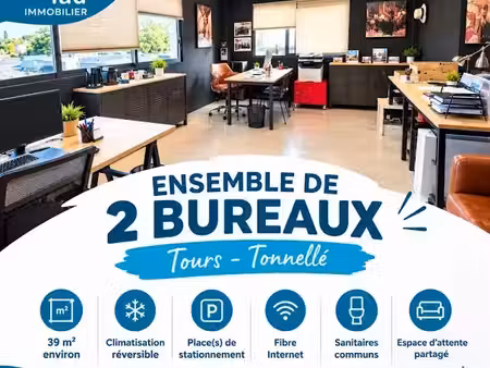 location locaux professionnels 0 pièces 39 m² à tours (37000)  800 €