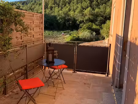 location appartement 1 pièces 21m2 roquefort-la-bédoule 13830 - 555 € - surface privée