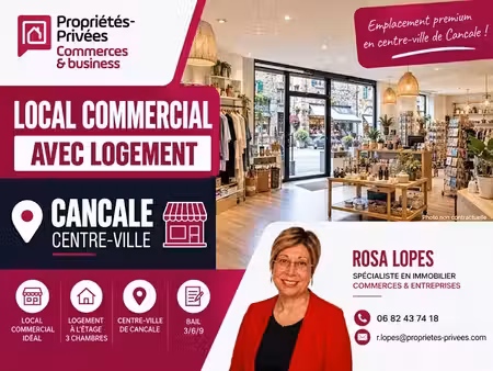 vente locaux professionnels 60 m² à cancale (35260)  99 000 €