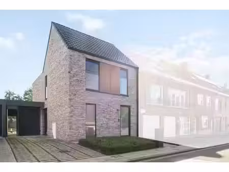 maison semi-mitoyenne économe en énergie à vendre à izegem