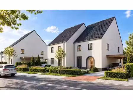 nieuwbouw halfopen bebouwing op ruime percelen te zottegem