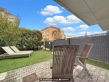 appartement 1 chambre avec 2 jardins et parking