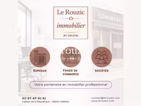 vannes – rue des vierges  coeur piéton – local commercial