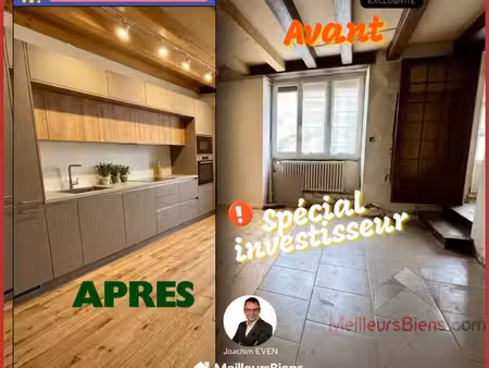 maison de ville mitoyenne sur 3 niveaux à rénover - spécial investisseur - possibilité 3 l