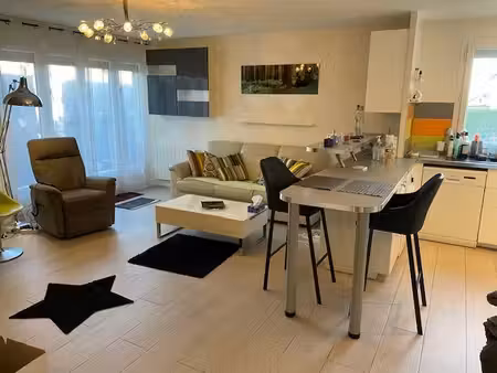 appartement meublé 3 pièces rdj - 63.05 m2 - montigny-le-bx
