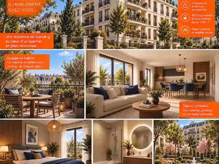 vente appartement 3 pièces 64 m² à le blanc-mesnil (93150)  238 000 €