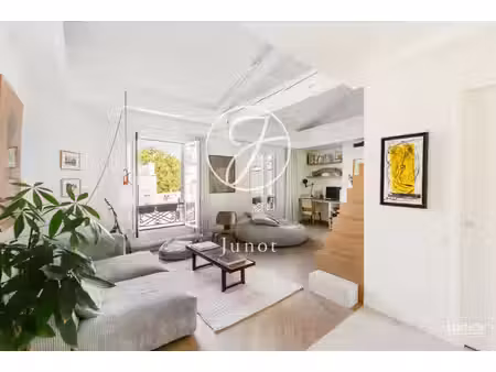 paris 19e/10e - bolivar / colonel fabien - appartement - 3 pièces - 60 10m² carrez - 80 6m