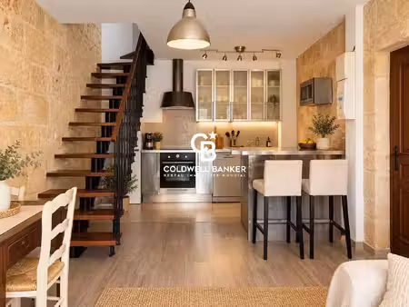 saint andré de cubzac bourg - appartement 2 chambres - triplex - bon etat - cachet