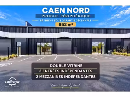 vente local d’activités caen 14000 852m²