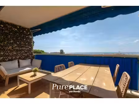 appartement t3 de 67 m²- vue mer - corniche fleuri  nice 06200
