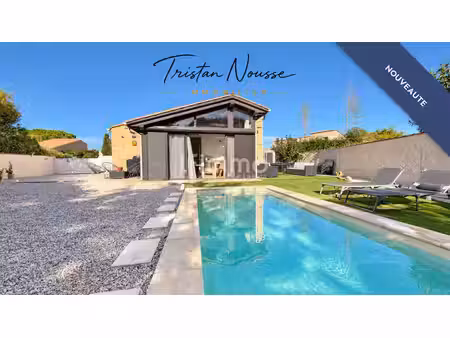 maison t3 3 faces de 54 m2 avec piscine - l'aygual saint cyprien
