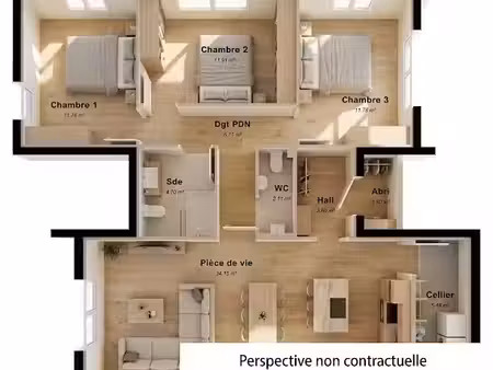 vente maison neuve 4 pièces 92 m² à pluvigner (56330)  292 996 €