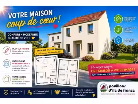 vente maison 6 pièces 103 m² à senlis (60300)  319 000 €