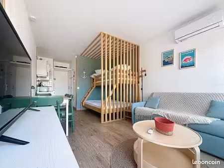 studio. rénové climatisé piscine parking terrasse