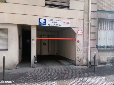 box de stockage ou voiture sécurisée 46 rue archereau 75019 paris