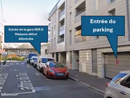 place de parking gare rer d maisons-alfort – alfortville