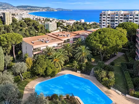 nice ouest – 2 pièces traversant vue mer /jardin ?️ /cave