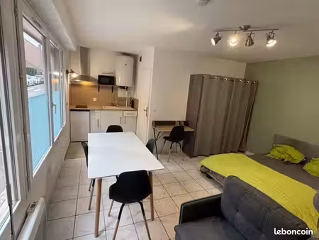 studio calme 30m2 proche du parc de la rhonelle