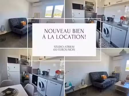 location appartement 1 pièce 25.1 m² à ajaccio (20000)  590 €