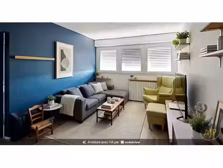 appartement de type 3 avec double balcon et parking sécurisé