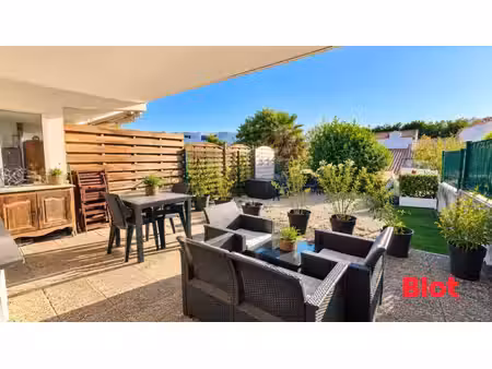 blot immobilier la rochelle - à vendre - quartier tasdon - t1 bis 27m² - terrasse & jardin