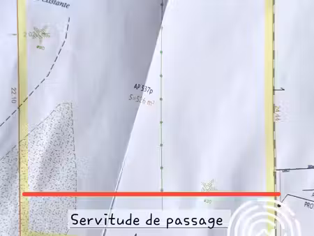 terrain constructible de 430 m² — calme  intimité et cadre r