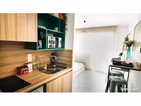 studio 18 m² - résidence sécurisée zone résidentielle à nîmes