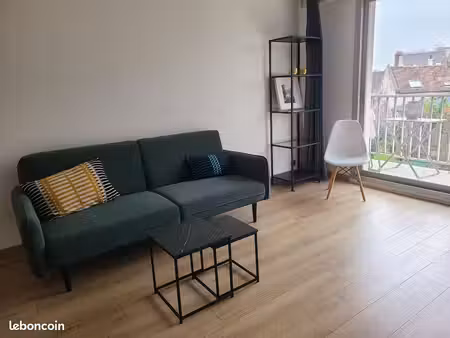 studio f1 meublé de 29 m² avec balcon  parking et cave – caen