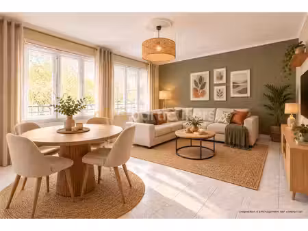 nantes centre- appartement--grand 2 pieces de 62 m² avec loggia-- cave--garage ferme