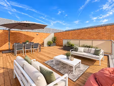 appartement 4 pièces 85m² + loggia + terrasse en rooftop de 59m² + 2 parkings sous-sol ! t