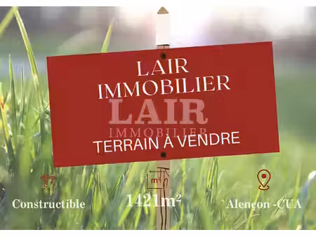 terrain constructible aux portes d'alençon - réf 15713