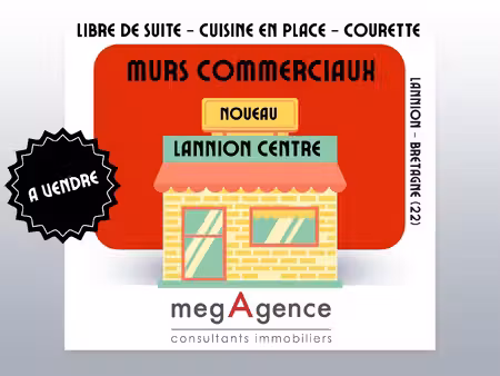 murs commerciaux aux multiples possibilités (hypercentre de lannion)