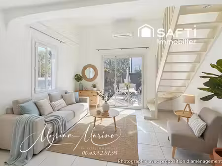 appartement en duplex - terrasse et jardin - saint aygulf