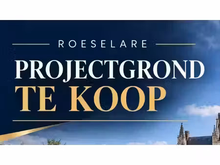 roeselare-stadskern. uitstekend gelegen vergunde projectgrond voor 11 entiteiten en autost