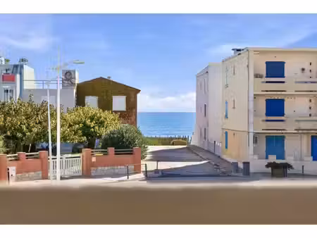 exclusivité. carnon-plage - t3 avec terrasse vue mer et stationnement