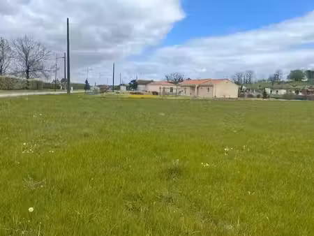 vente terrain à batir 900 m² à ribagnac (24240)  33 300 €