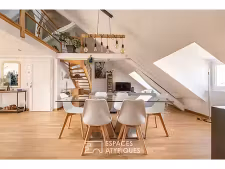 duplex lumineux sous les toits à angers - 90 m2 - 398000 €